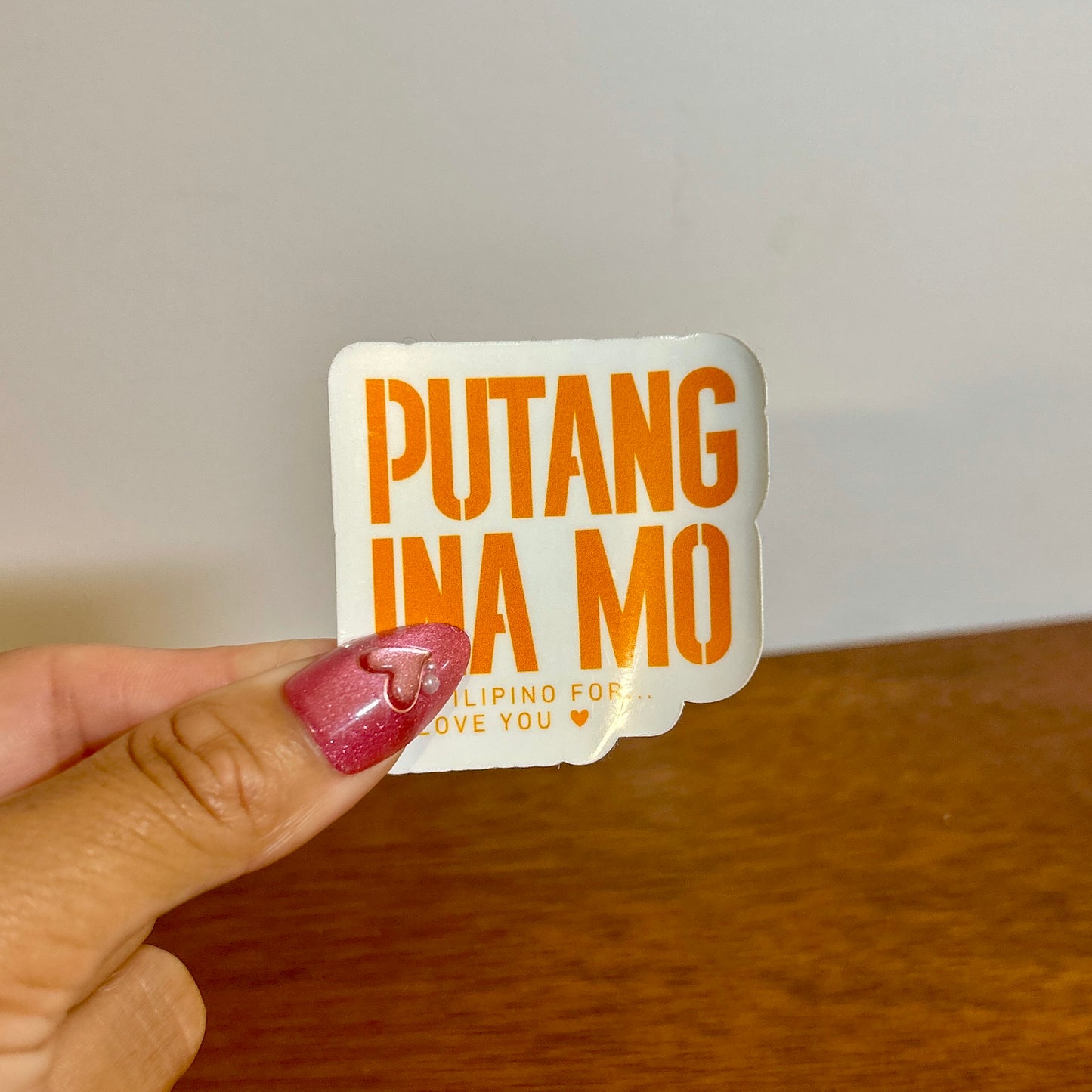 Filipino Theme Die-Cut Stickers