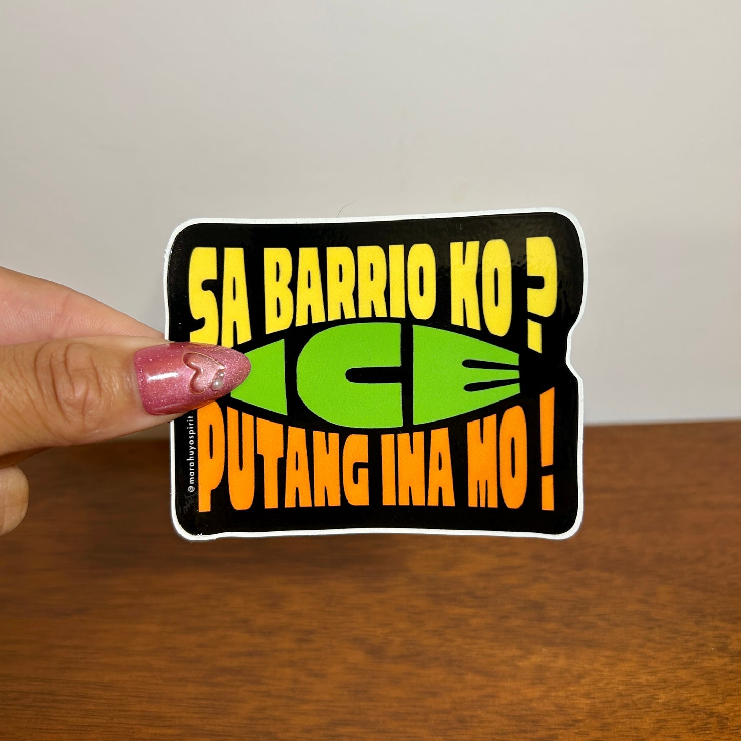 Filipino Theme Die-Cut Stickers