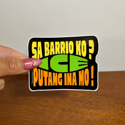 Filipino Theme Die-Cut Stickers