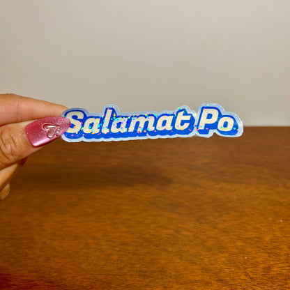 Filipino Theme Die-Cut Stickers