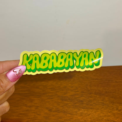 Filipino Theme Die-Cut Stickers