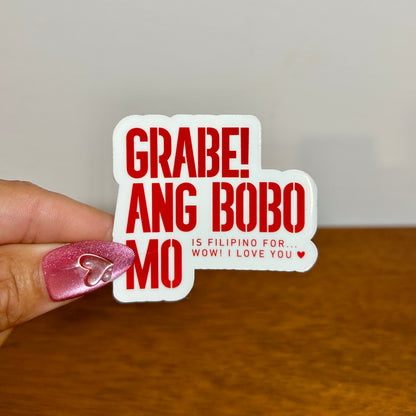 Filipino Theme Die-Cut Stickers
