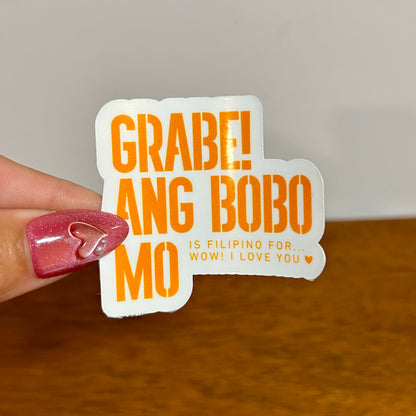 Filipino Theme Die-Cut Stickers