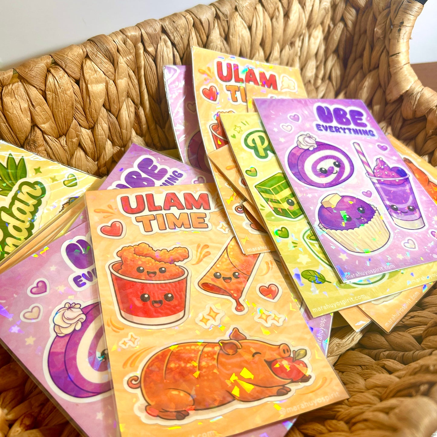 Food Themed Sticker Sheets