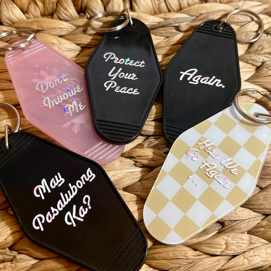 Motel Style Keychains