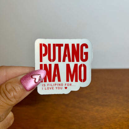 Filipino Theme Die-Cut Stickers