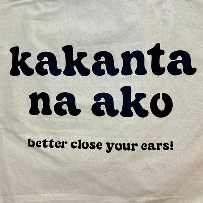 "kakanta na ako..." Tote