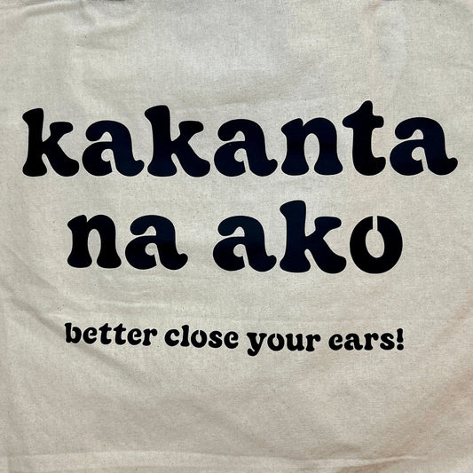 "kakanta na ako..." Tote