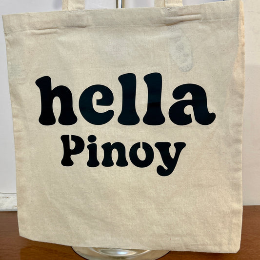 "hella Pinoy" Tote