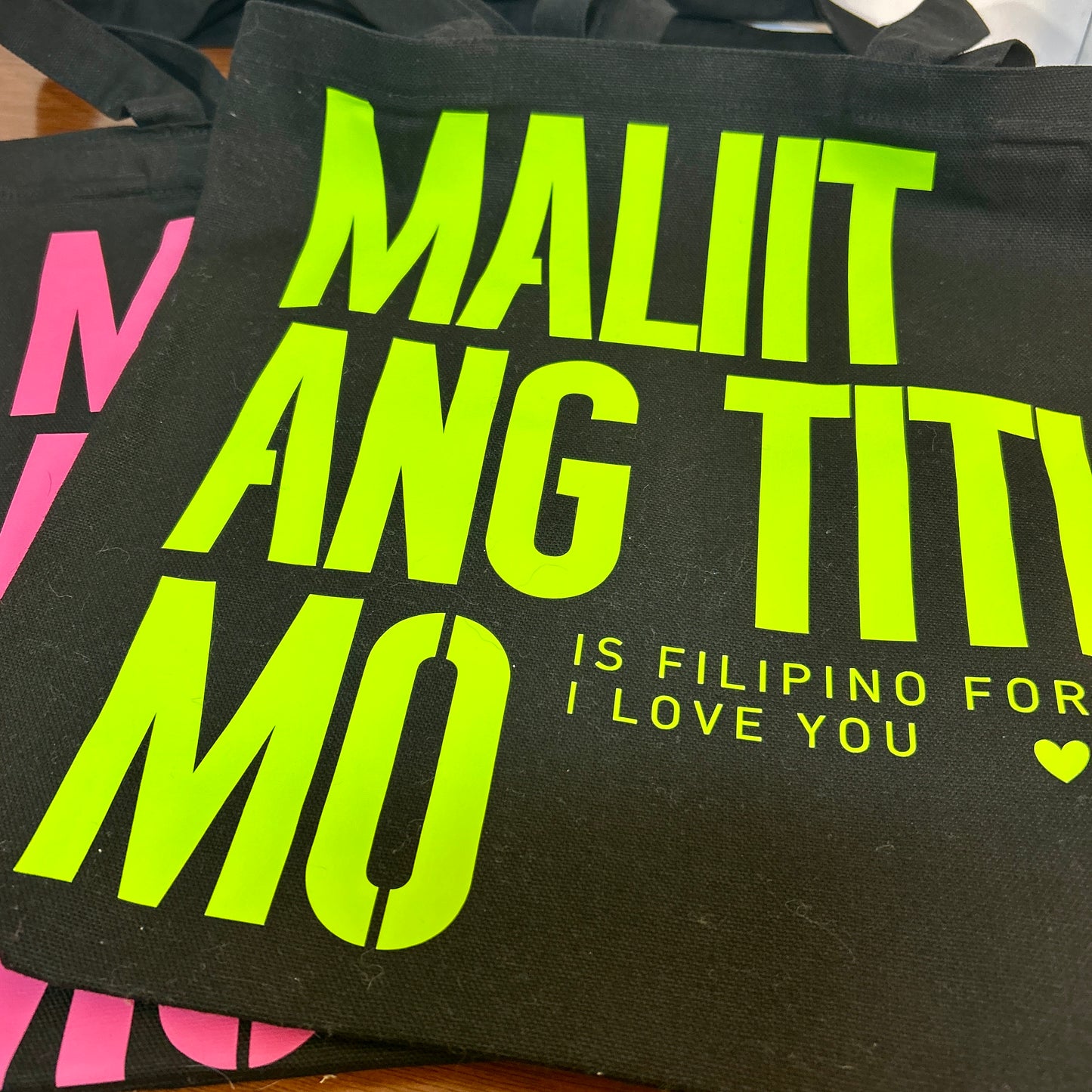 "MALIIT ANG TITI MO... ♡" Tote