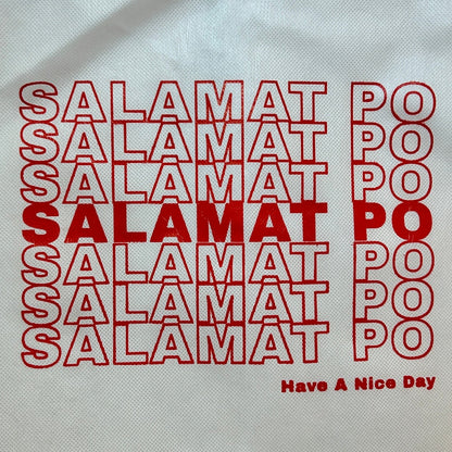 "Salamat Po" Grocery Tote