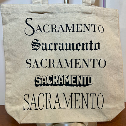 "Sacramento" City Tote