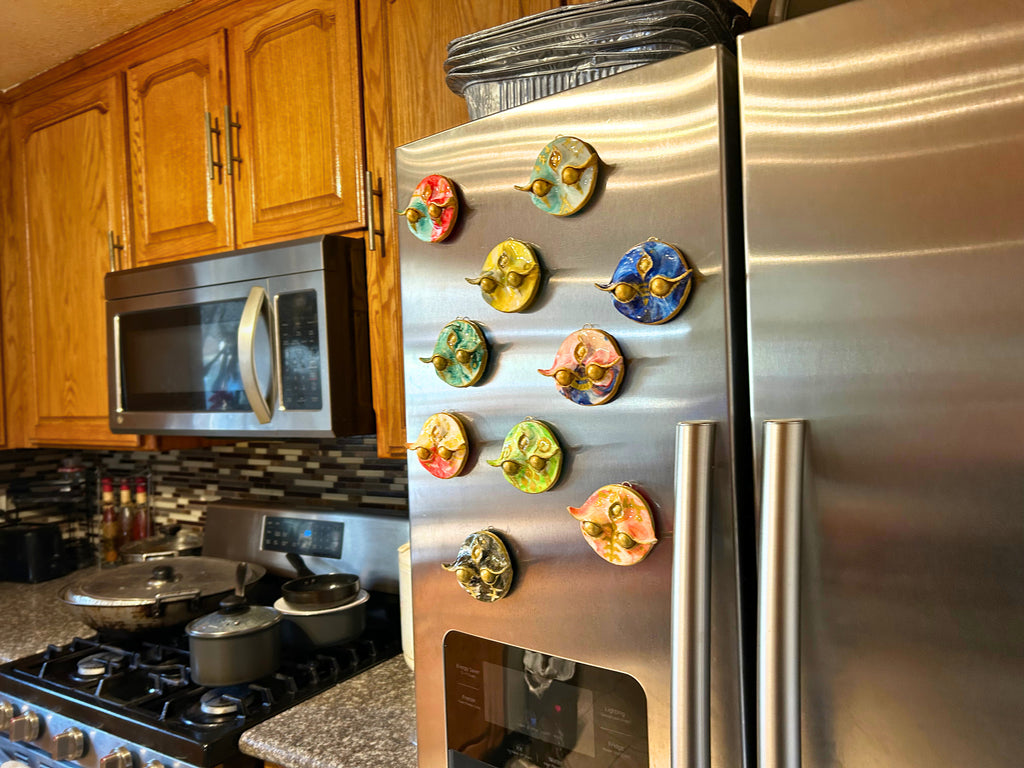 Handmade Batok Spirit Filipino spirit ornament for home decor in swirling different tones